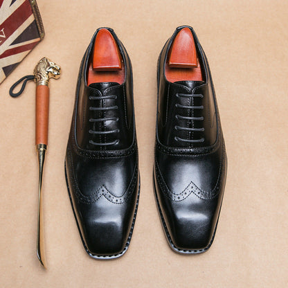 Summer New Mens Stylish Formalbusiness-casual Leather Shoes