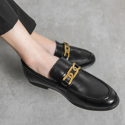 Men's British-style Business Formal Casual Leather Shoes
