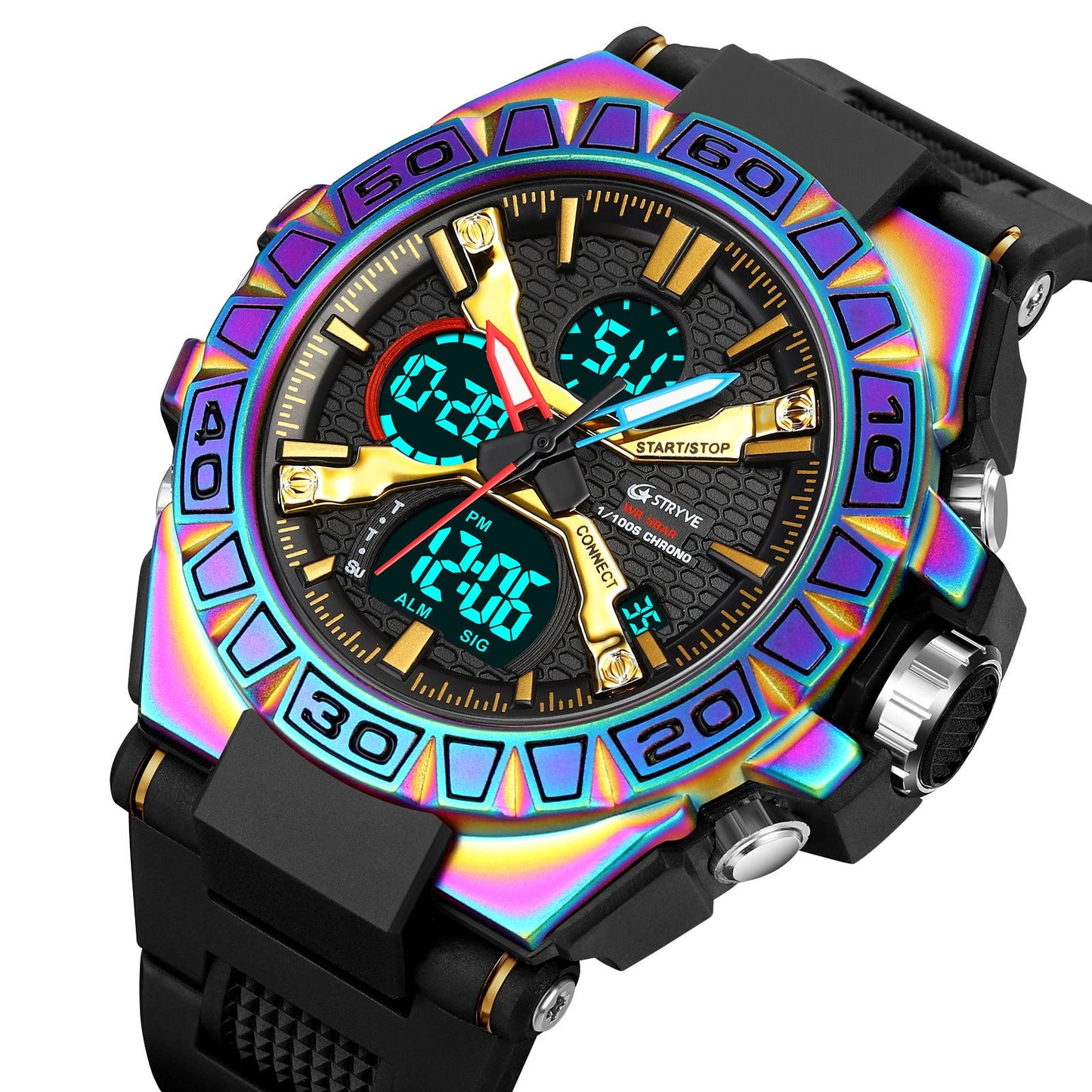 New Multifunctional Sports Student Watch