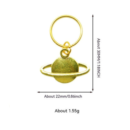 XINGX Lightning Shell Hair Ring with Small Pendant