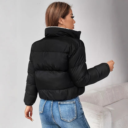 Womens Casual Solid-color Jacket