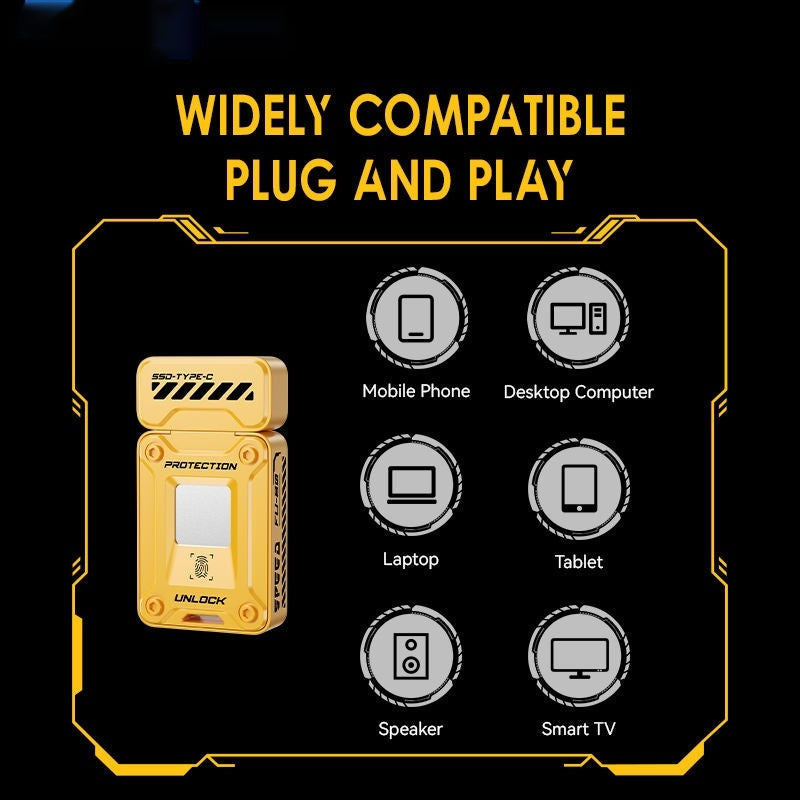 Fingerprint Encryption Luxury USB Drive