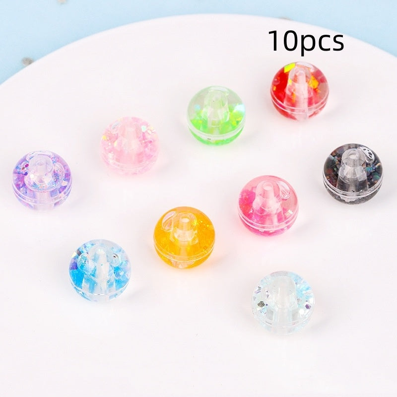 Acrylic Quicksand Ball Jewelry Materials