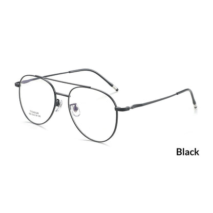 Retro Titanium-frame Fashion Glasses