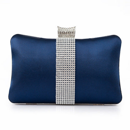 Rhinestone-studded Clutch Bag Banquet Fashion