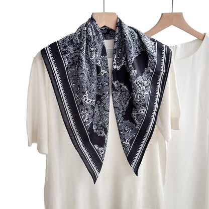 Women's Vintage High-end Outer Silk Scarf