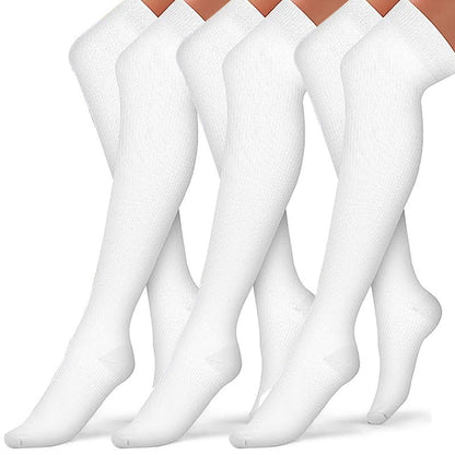 Extended-length Over-the-knee Socks Athletic Compression Stockings High-top Non-slip Leg Guards