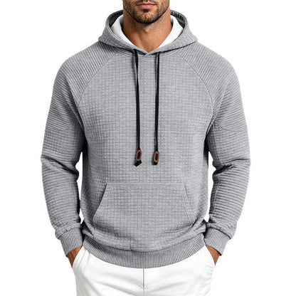 Mens Loose-Fit Versatile Hooded Sweatshirt For Sports Outdoors And Commuting