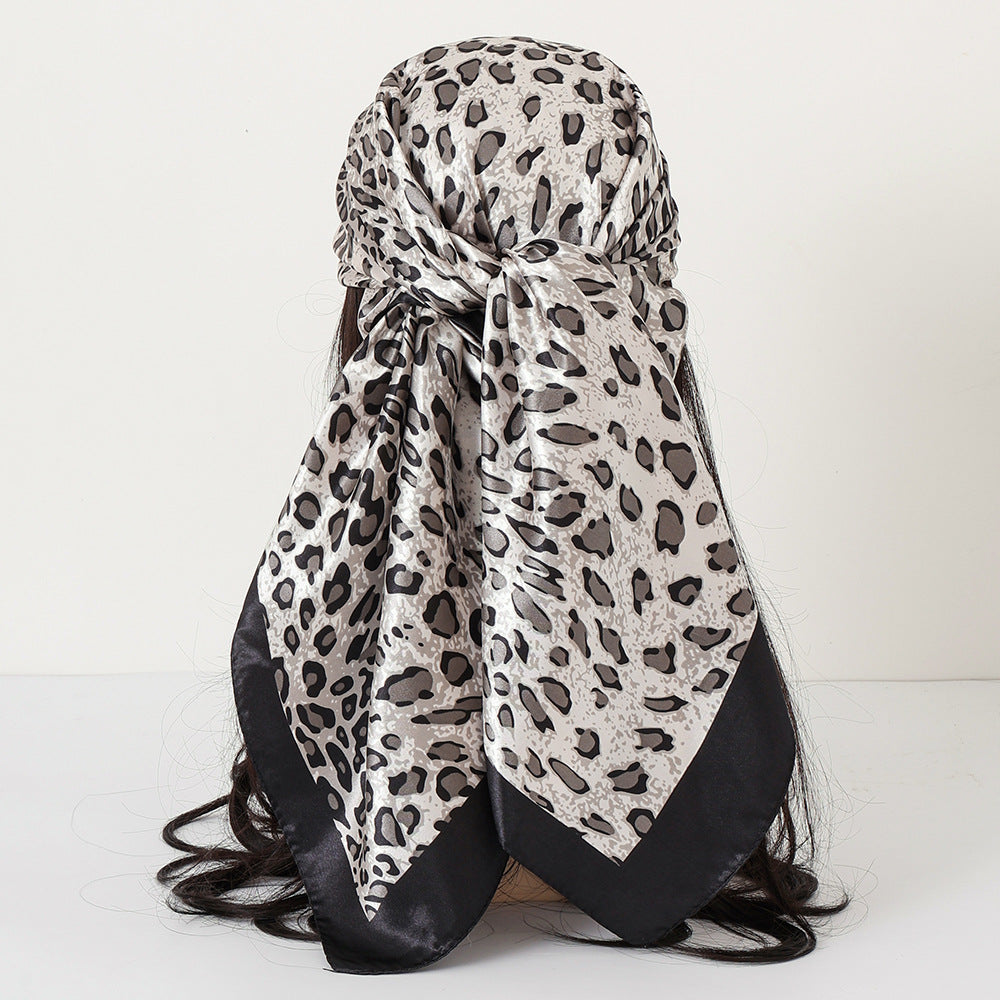 Classic Satin Womens Shawl Headscarf And Scarf