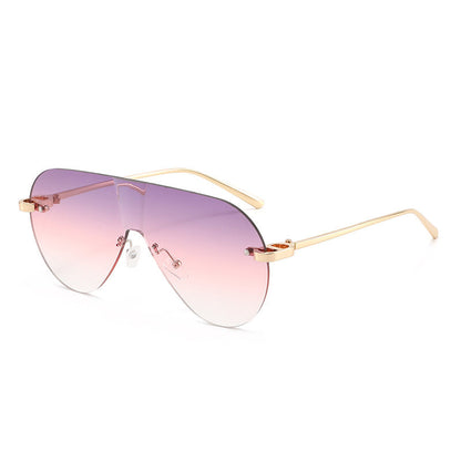 Fashionable Personalized One-piece Sunglasses