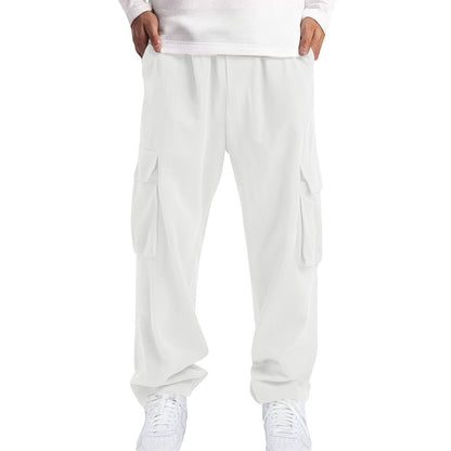 Mens Casual Sporty Corduroy Jogger Work Pants