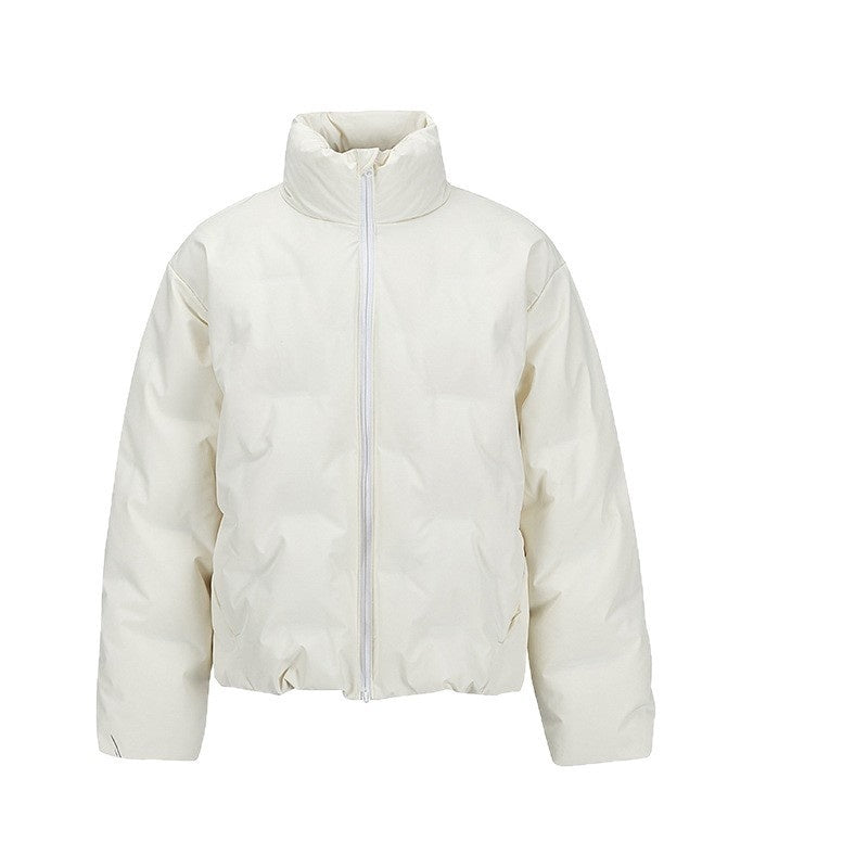 Mens American-style Short White Duck Down Jacket