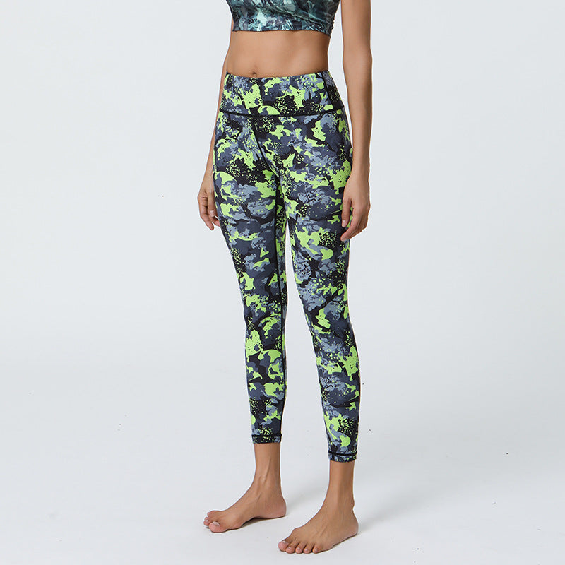 New Womens Printed Yoga Leggings