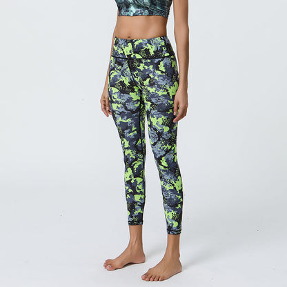 New Womens Printed Yoga Leggings