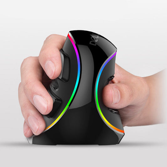 Vertical Ergonomic RGB Wired Mouse