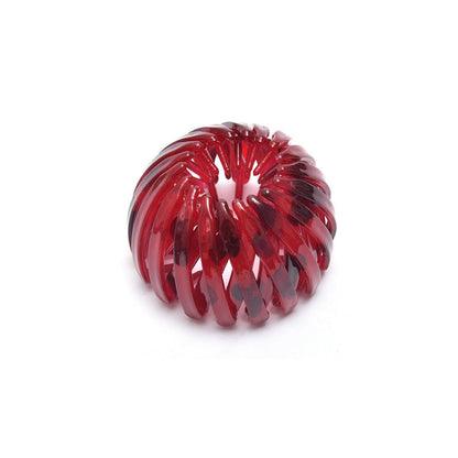 Bird's Nest Hairpin Color Rhinestone Ponytail Ball Hairpin