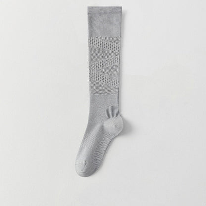 Ultra-thin Lightly Compressive Breathable Calf-length Athletic Socks