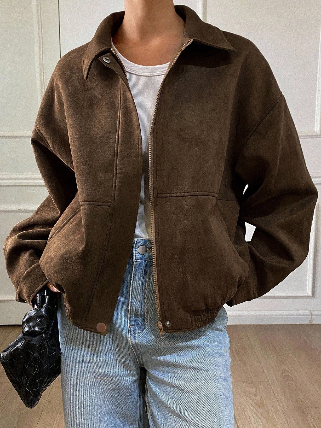 Women's Casual Versatile Suede Casual Jacket