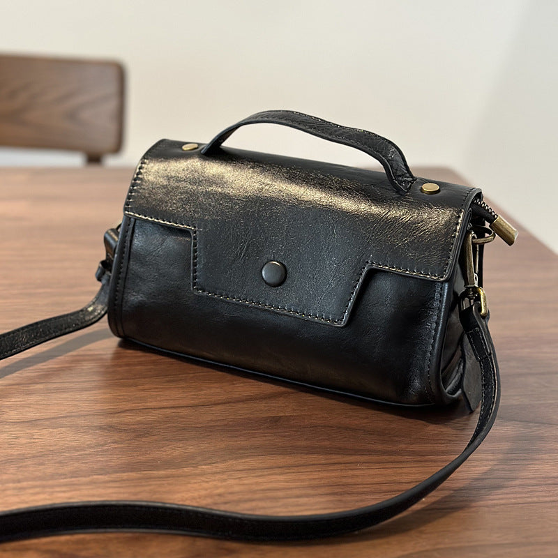 Leather Casual Shoulder Crossbody Bag