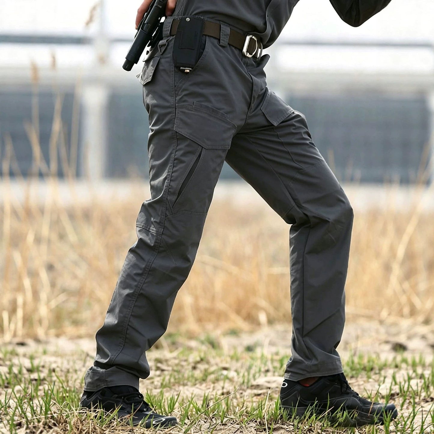 Solid-color Versatile Workwear Pants For Men