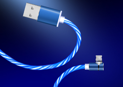1m Elbow Streamer Data Cable Magnetic USB/Type C/Micro Cable Fast Chargeing Cable