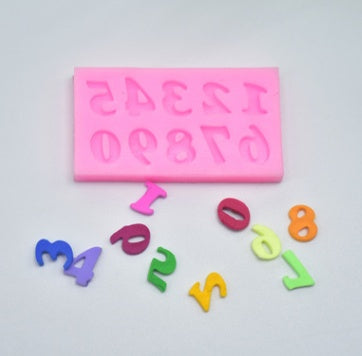 0-9 Digital Silicone Mold for Cake