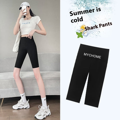 Women's Five-point Shark Pants High Waist Hip Lift