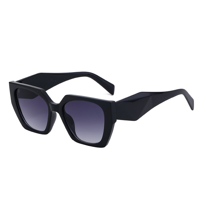 2026 New Fashion Cat-Eye Wide-Tempered Sunglasses For Women, High-End Style, Full-Frame Sunglasses, Same Style As Big-Name Brands