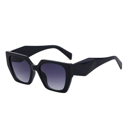 2026 New Fashion Cat-Eye Wide-Tempered Sunglasses For Women, High-End Style, Full-Frame Sunglasses, Same Style As Big-Name Brands