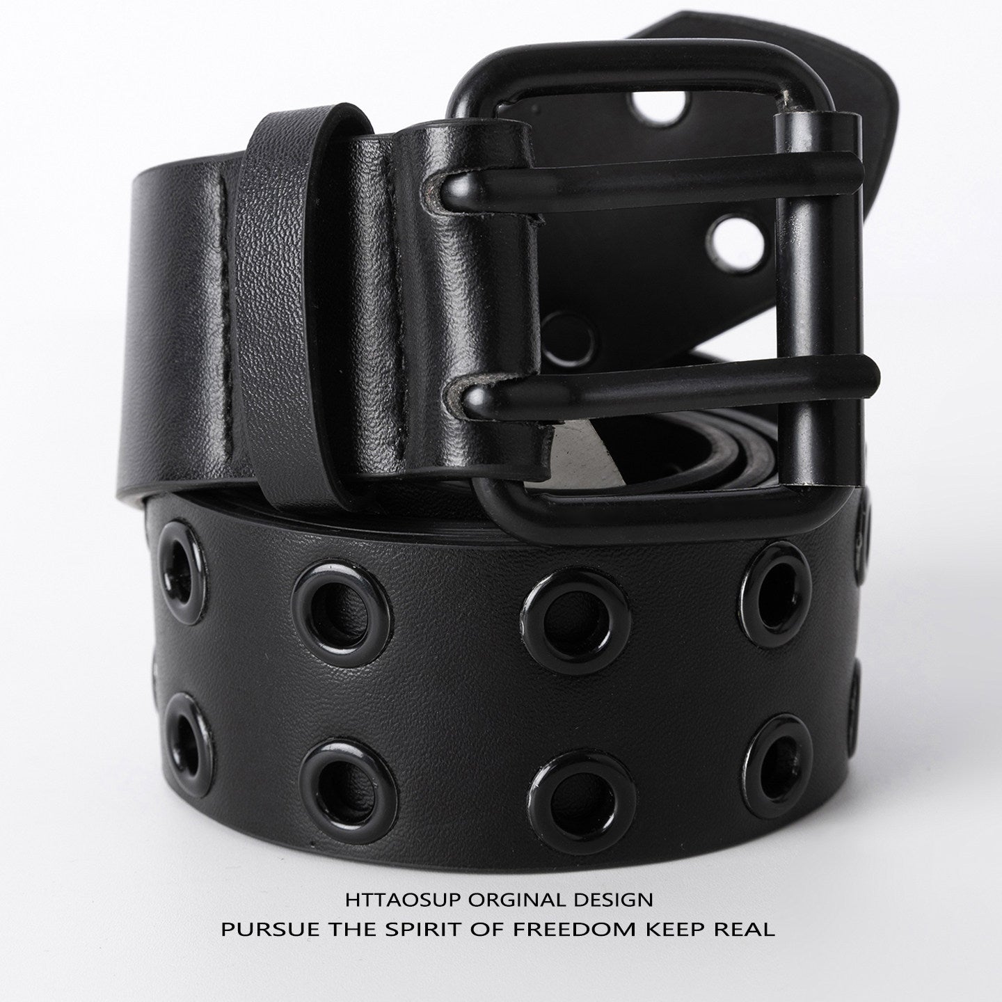 Workwear-style Vintage Belt Buckle Waist Chain Accessory