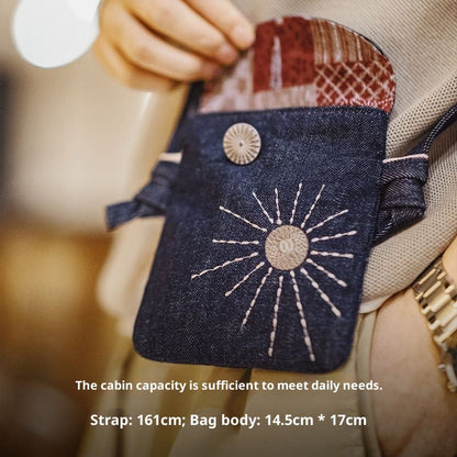 Simple Crossbody Casual Mini Denim Shoulder Bag
