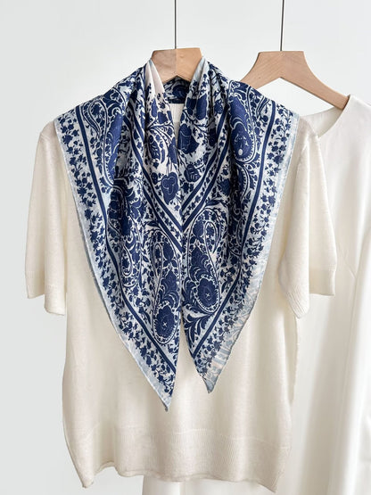 Women's Vintage High-end Outer Silk Scarf