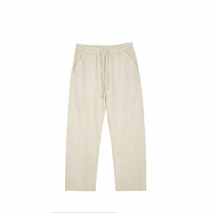 Mens Casual Straight-leg Loose-fitting Trousers