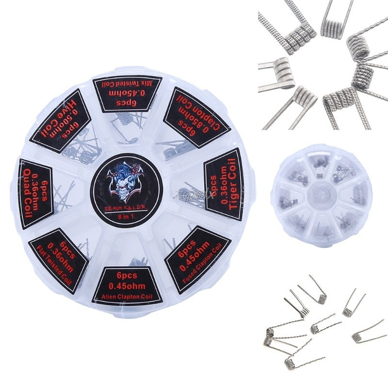 48pcs Pre-Built Coils Set for RTA/RDA
