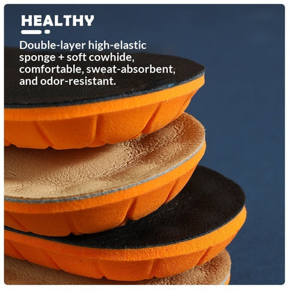 Leather Shoe Insoles Deodorizing Sweat-absorbing Breathable Odor-eliminating And Shock-absorbing For Sports
