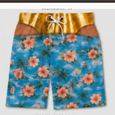 Loose-fitting Beach Pants Casual Vacation Shorts