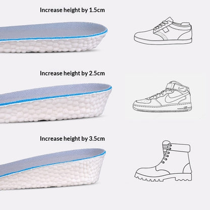Height Increasing Insoles For Men Full Cushion With Hard Base No Collapse