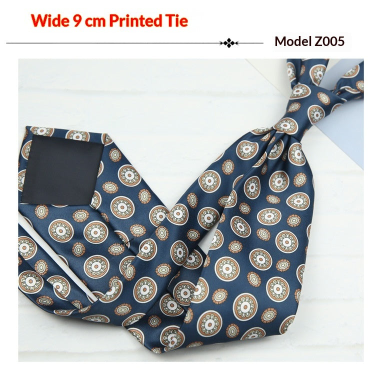 Printed Casual Patterned Vintage Tie