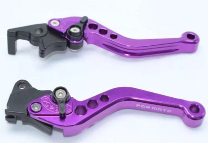 Adjustable Motorcycle Brake & Clutch Levers – CNC Aluminum Handlebar Levers (Pair)