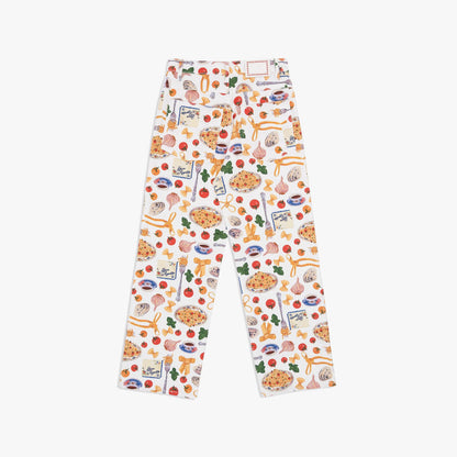 Printed High-quality Fashionable Casual Denim Womens Pants