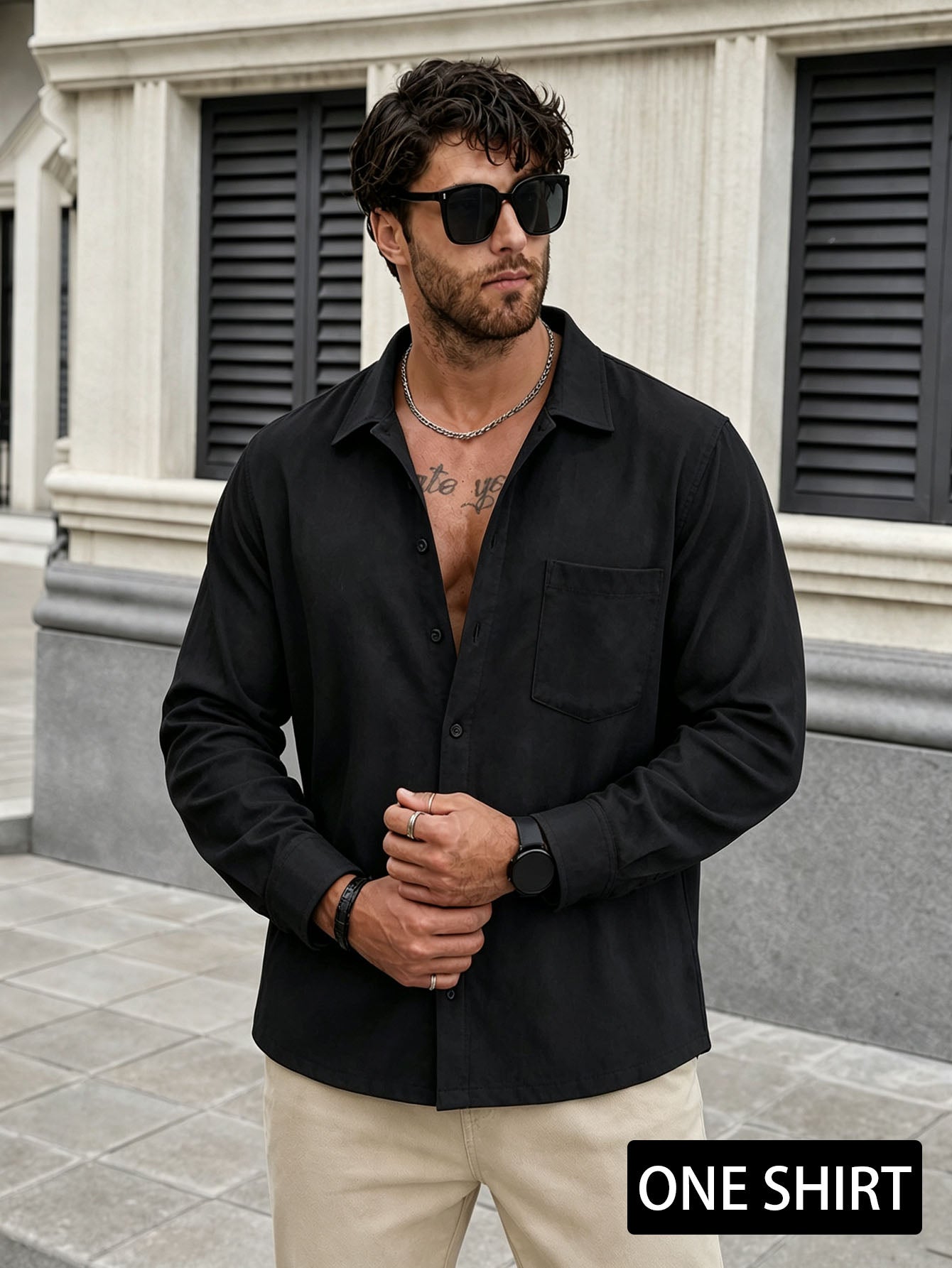 Men's Performance Textured Shirt Breathable, Stylish, All-Season