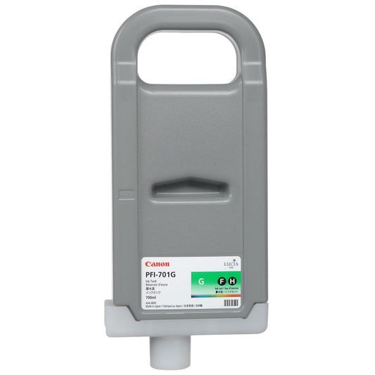 New, Pre-Owned - Canon 700ml PFI-701 Green High-Yield Ink Cartridge, 0907B001AA