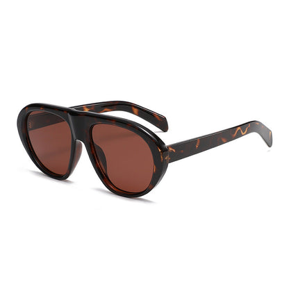 3706 Oversized Aviator Sunglasses, Fashion UV400 Shades For European & American Markets, Ideal For Amazon & Tk Cross-border E-commerce
