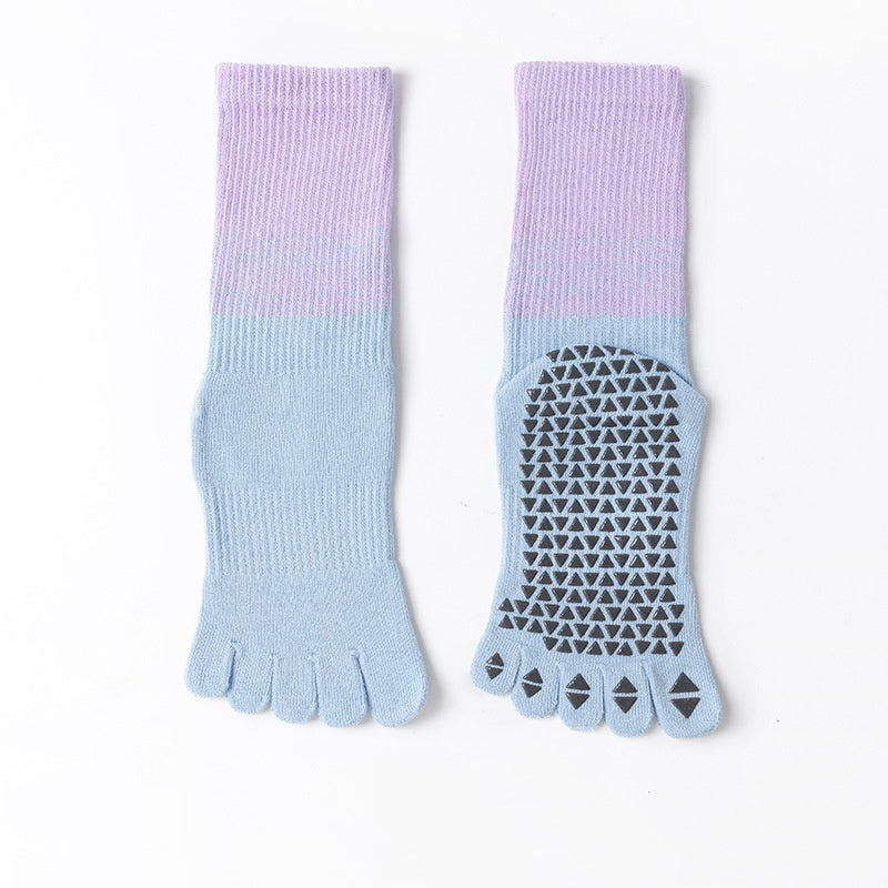 Five-finger Yoga Socks For Women Non-slip For Pilates