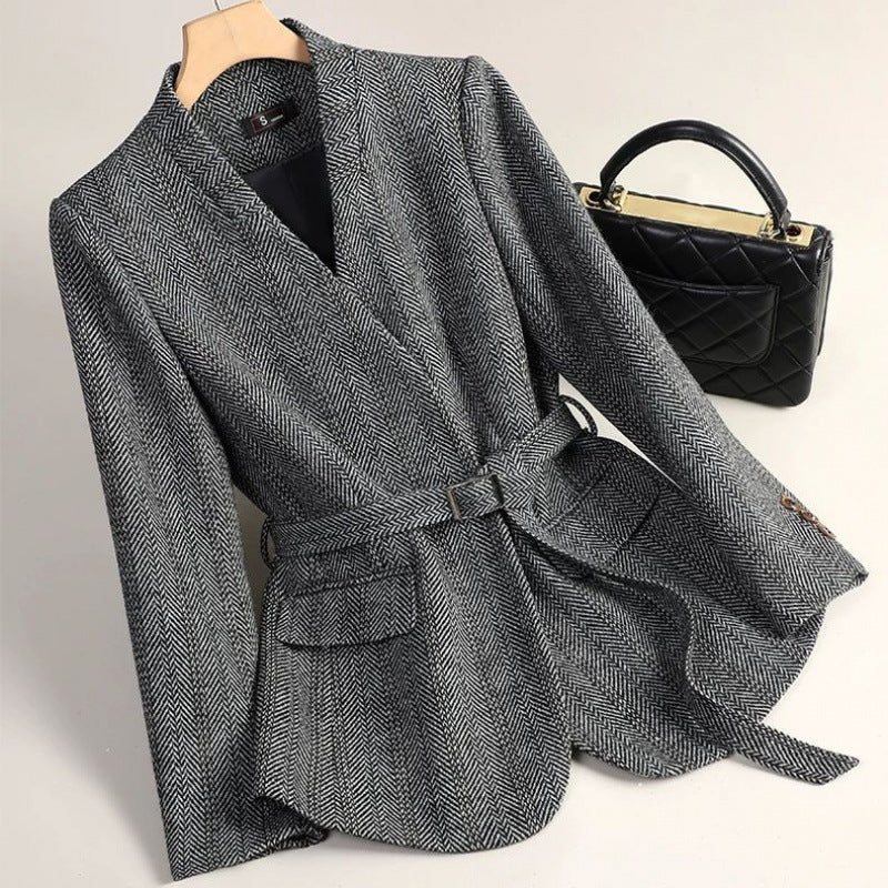 Sophisticated Wool Blazer For Women