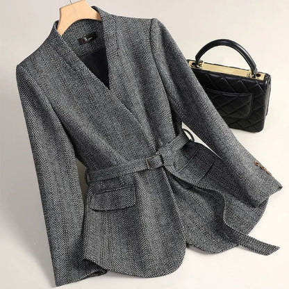 Sophisticated Wool Blazer For Women