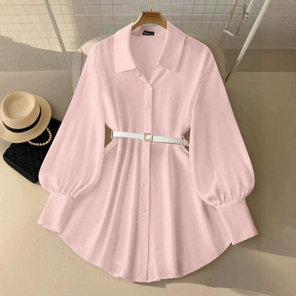 New Summer Womens White Blouse