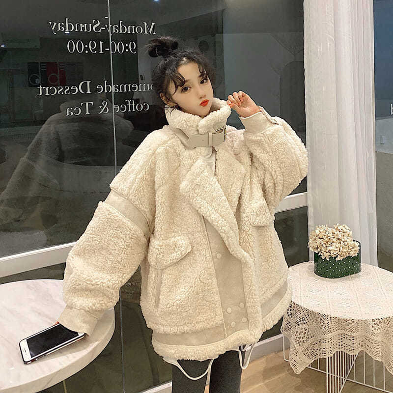 All-match Women's Clothing With Plush Thick Fur