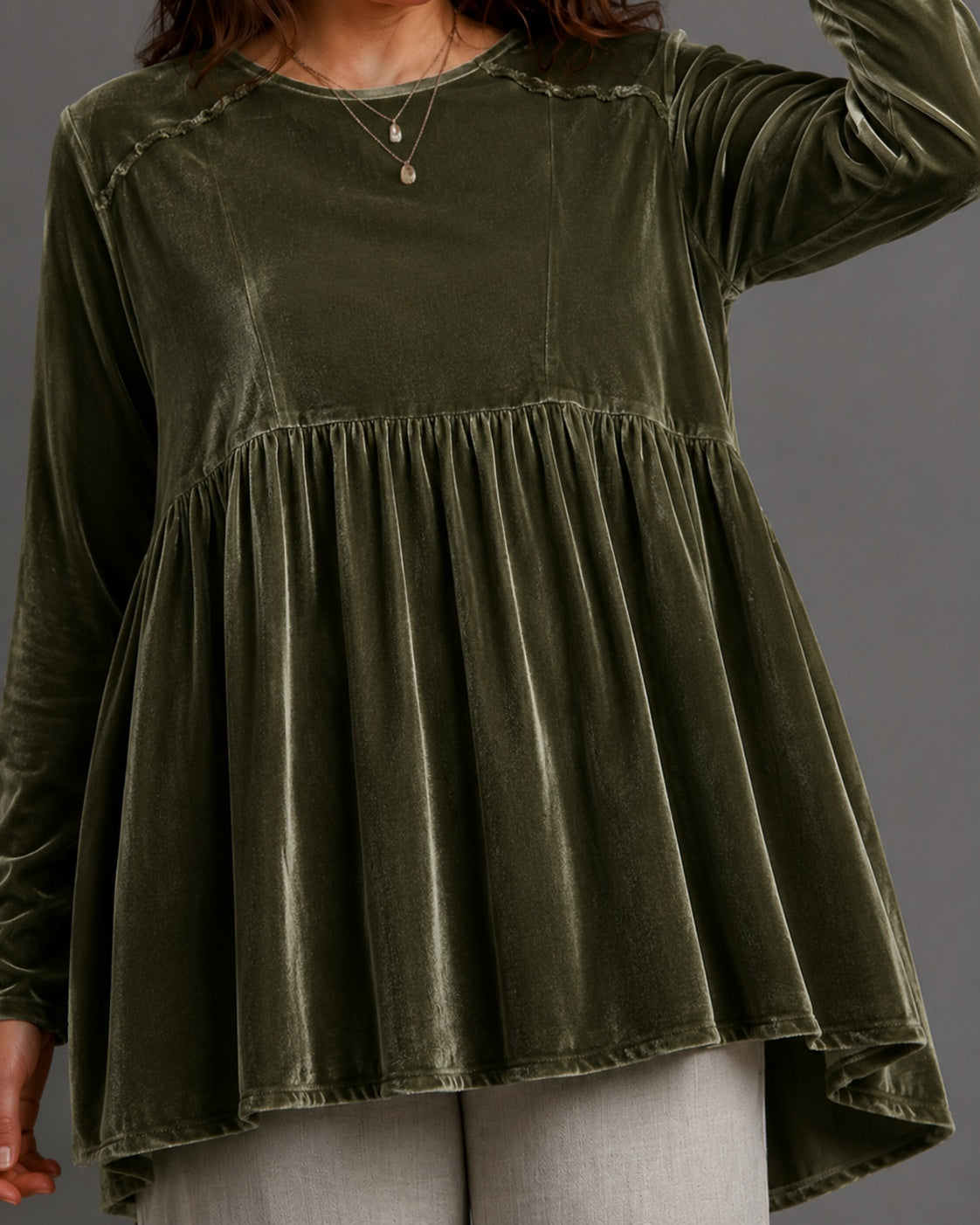 Long-sleeve T-shirt Womens Loose-fitting Top