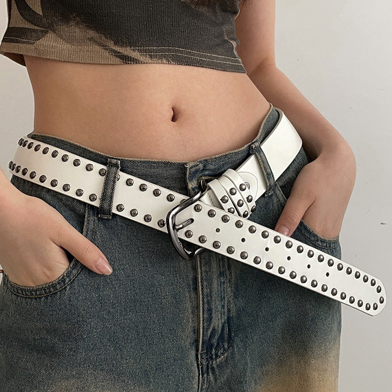 Womens Versatile Punk-style Vintage Belt